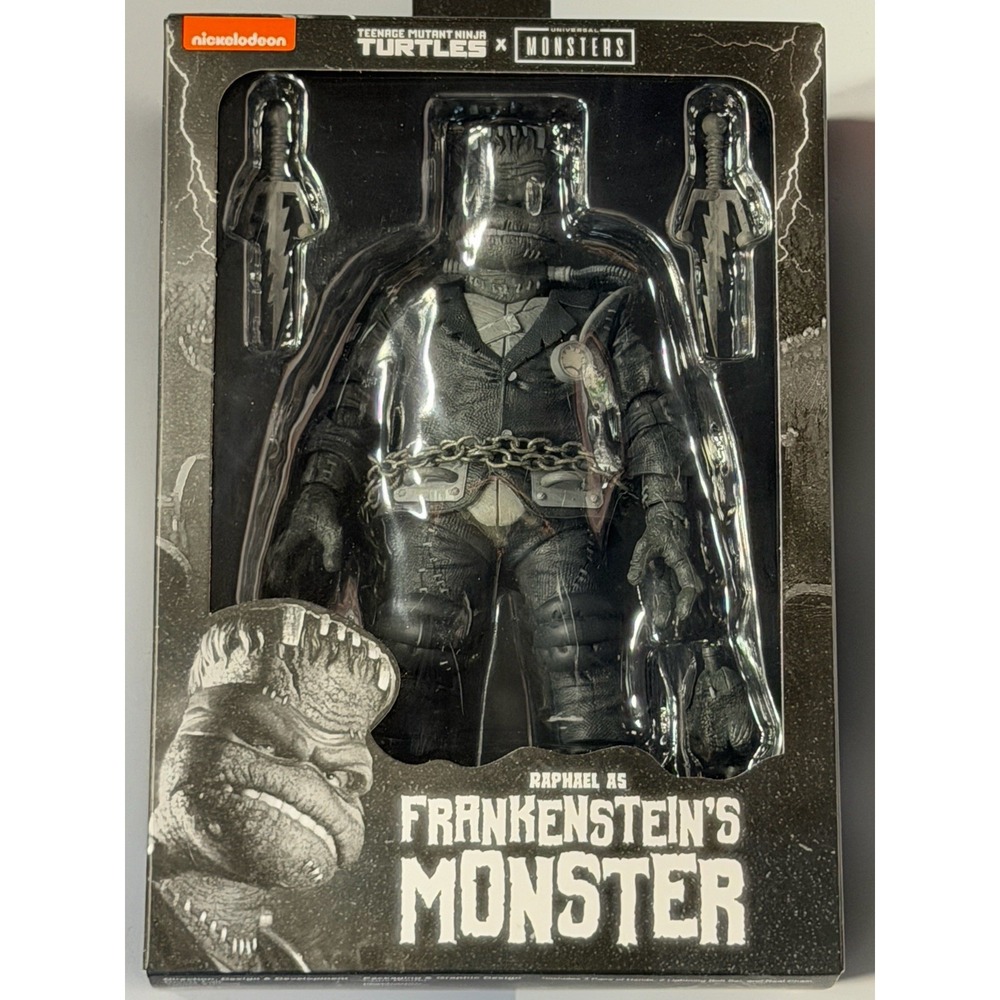 NECA Universal Monsters TMNT Raphael as Frankensteins Monster 7in Figure NIB